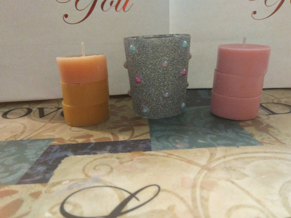 Pearls Candle Jars