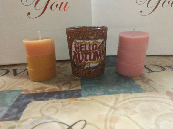 Hello Autumn Candle Jars