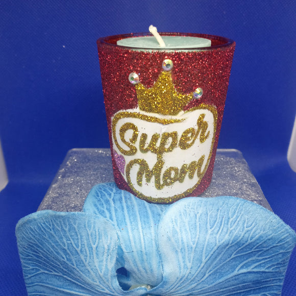 Super Mom Candle jars